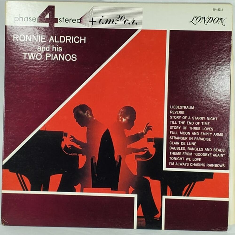 Ronnie Aldrich And His Two Pianos – Phase 4 Stereo Vinyl LP London Records